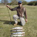 Josh
                            Sampays inaugural fly fishing trip to JOG
                            resulting in a 16.5lb haul and becoming
                            Spring Cup winner 2009 !